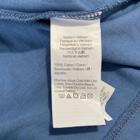 Crewcuts Girls' Ruffle‎ Long-Sleeve T-shirt Amalfi Blue Size L - Picture 9 of 9